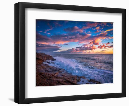 Stormy sea-Marco Carmassi-Framed Photographic Print