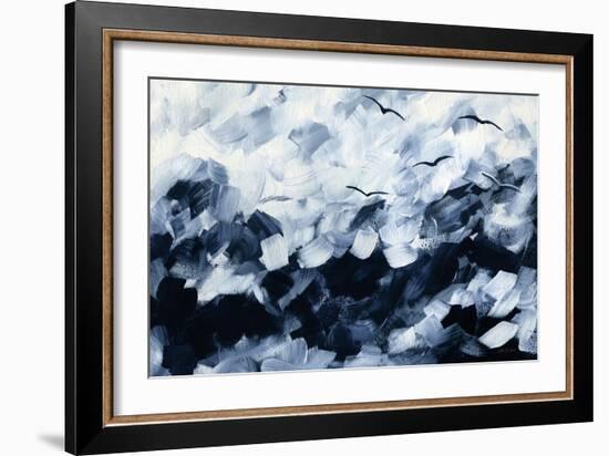 Stormy Sea-Yvette St. Amant-Framed Art Print