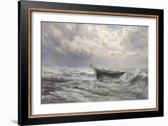 Stormy Seas, 1874-Henry Moore-Framed Giclee Print