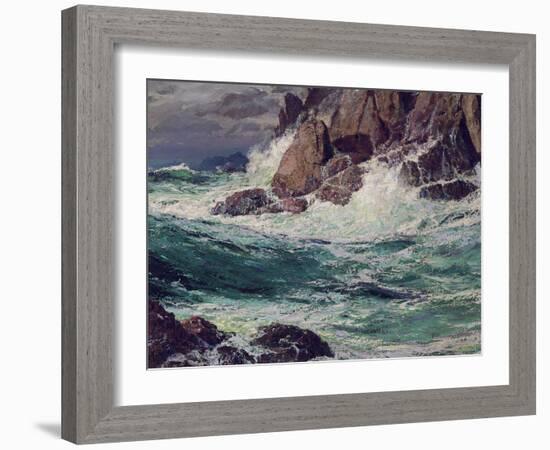 Stormy Seas, 1923-Edward Henry Potthast-Framed Giclee Print