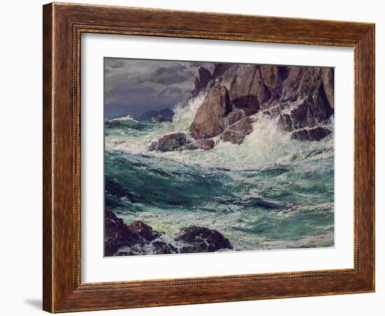 Stormy Seas, 1923-Edward Henry Potthast-Framed Giclee Print