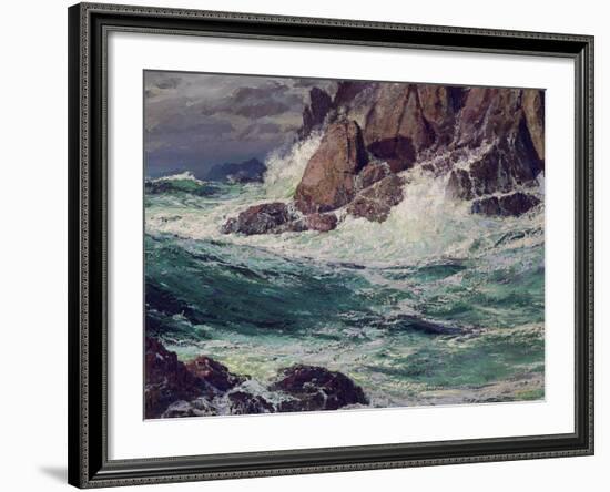 Stormy Seas, 1923-Edward Henry Potthast-Framed Giclee Print