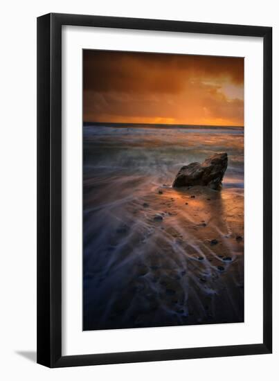 Stormy Seascape at Pfeiffer Beach, Big Sur, California Coast-Vincent James-Framed Photographic Print