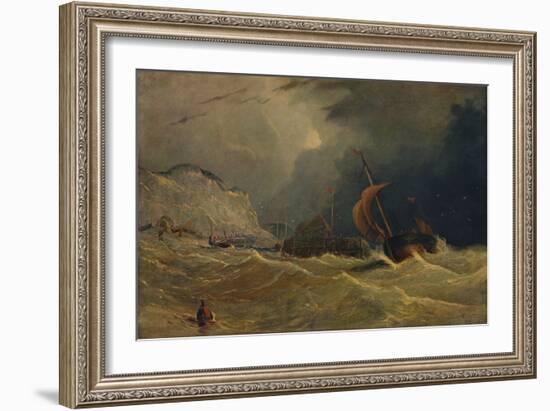 'Stormy Seascape', c1830, (1938)-Unknown-Framed Giclee Print