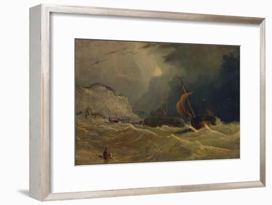 'Stormy Seascape', c1830, (1938)-Unknown-Framed Giclee Print