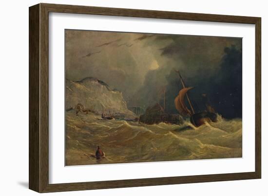 'Stormy Seascape', c1830, (1938)-Unknown-Framed Giclee Print