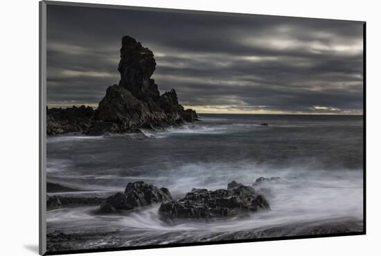 Stormy shoreline scenic, Dritvik, Iceland.-Bill Young-Mounted Photographic Print