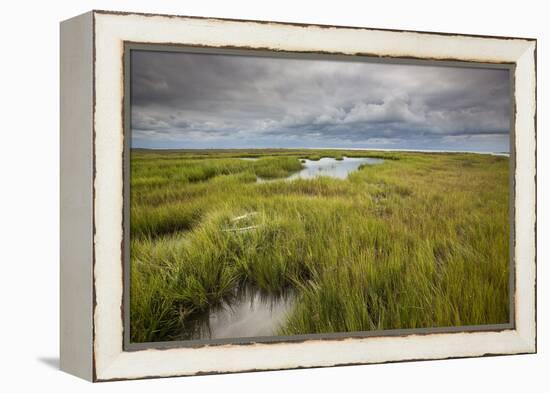 Stormy Skies Hang Over The Marshlands Surrounding Smith Island In The Chesapeake Bay-Karine Aigner-Framed Premier Image Canvas