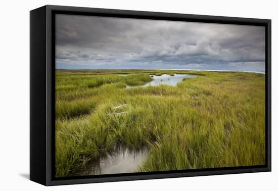 Stormy Skies Hang Over The Marshlands Surrounding Smith Island In The Chesapeake Bay-Karine Aigner-Framed Premier Image Canvas