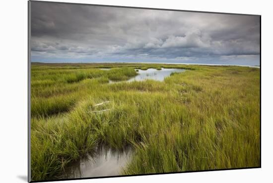 Stormy Skies Hang Over The Marshlands Surrounding Smith Island In The Chesapeake Bay-Karine Aigner-Mounted Photographic Print