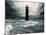 Stormy Sky Over Flooded Lighthouse-NejroN Photo-Mounted Art Print