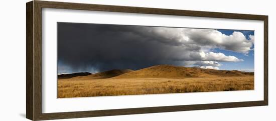 Stormy Sky over Rangelands on the Edge of the Tibetan Plateau in Sichuan Province, China, Asia-Alex Treadway-Framed Photographic Print