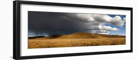 Stormy Sky over Rangelands on the Edge of the Tibetan Plateau in Sichuan Province, China, Asia-Alex Treadway-Framed Photographic Print