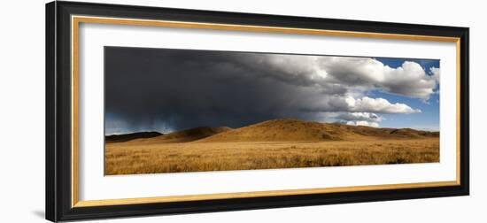 Stormy Sky over Rangelands on the Edge of the Tibetan Plateau in Sichuan Province, China, Asia-Alex Treadway-Framed Photographic Print