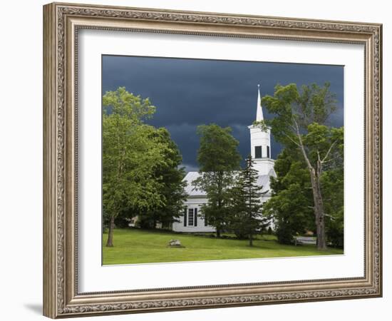 Stormy Steeple-Brenda Petrella Photography LLC-Framed Giclee Print