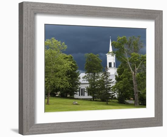 Stormy Steeple-Brenda Petrella Photography LLC-Framed Giclee Print