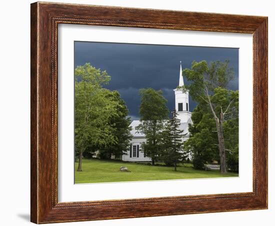 Stormy Steeple-Brenda Petrella Photography LLC-Framed Giclee Print