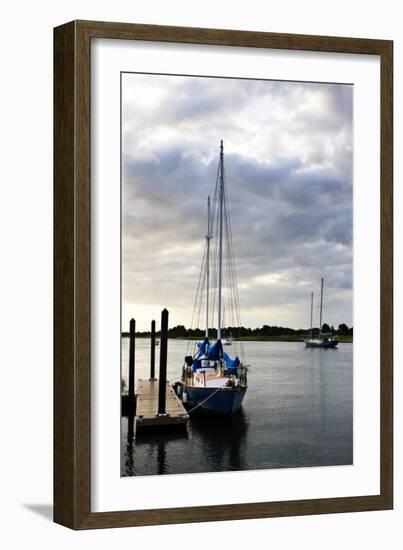 Stormy Sunrise on Taylor's Creek 2-Alan Hausenflock-Framed Photographic Print