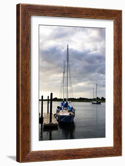 Stormy Sunrise on Taylor's Creek 2-Alan Hausenflock-Framed Photographic Print