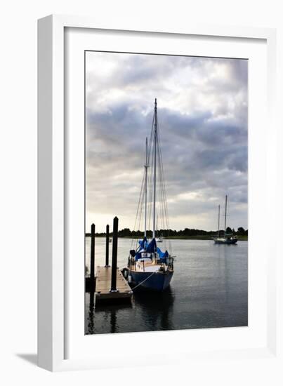 Stormy Sunrise on Taylor's Creek 2-Alan Hausenflock-Framed Photographic Print