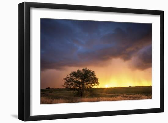 Stormy Sunset-Dan Ballard-Framed Photographic Print