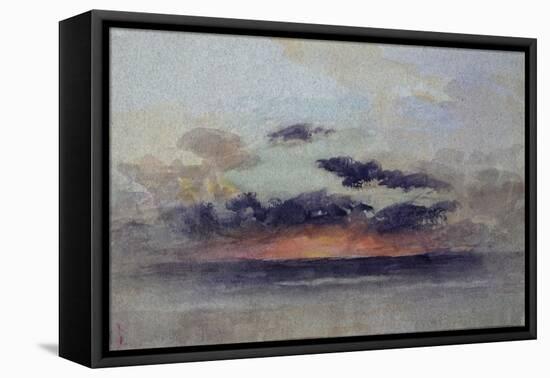 Stormy Sunset-John Ruskin-Framed Premier Image Canvas