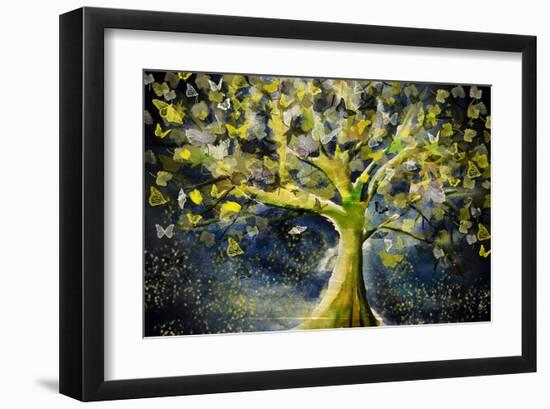 Stormy Tree-Claire Westwood-Framed Art Print