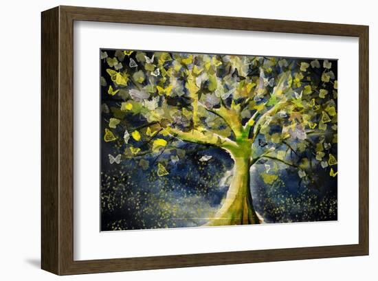 Stormy Tree-Claire Westwood-Framed Art Print