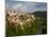 Stormy Weather at Dusk over Hillside Houses Above the Yantra River, Veliko Tarnovo, Bulgaria, Europ-Dallas & John Heaton-Mounted Photographic Print