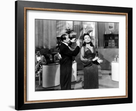 Stormy Weather, Cab Calloway, Lena Horne, 1943-null-Framed Photo