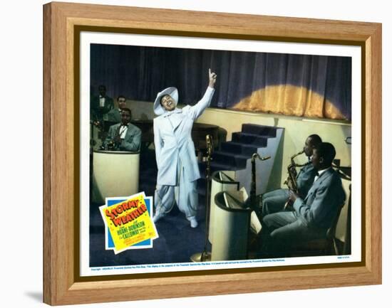 Stormy Weather, Cab Calloway (White Suit), 1943-null-Framed Stretched Canvas