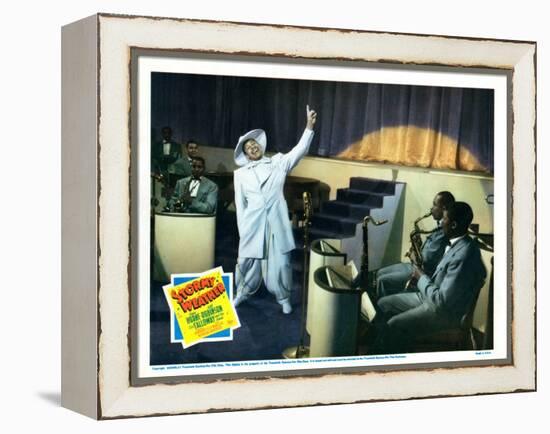 Stormy Weather, Cab Calloway (White Suit), 1943-null-Framed Stretched Canvas