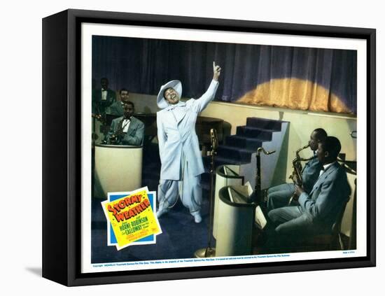 Stormy Weather, Cab Calloway (White Suit), 1943-null-Framed Stretched Canvas