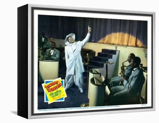 Stormy Weather, Cab Calloway (White Suit), 1943-null-Framed Stretched Canvas