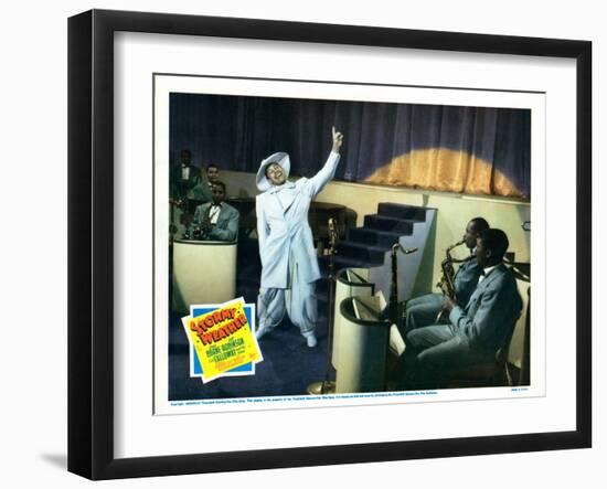 Stormy Weather, Cab Calloway (White Suit), 1943-null-Framed Art Print