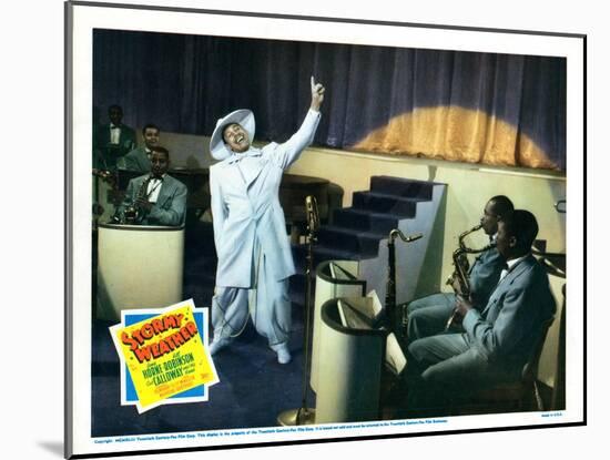 Stormy Weather, Cab Calloway (White Suit), 1943-null-Mounted Art Print