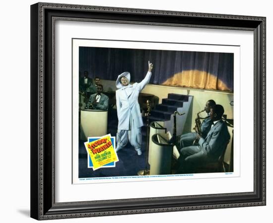 Stormy Weather, Cab Calloway (White Suit), 1943-null-Framed Art Print