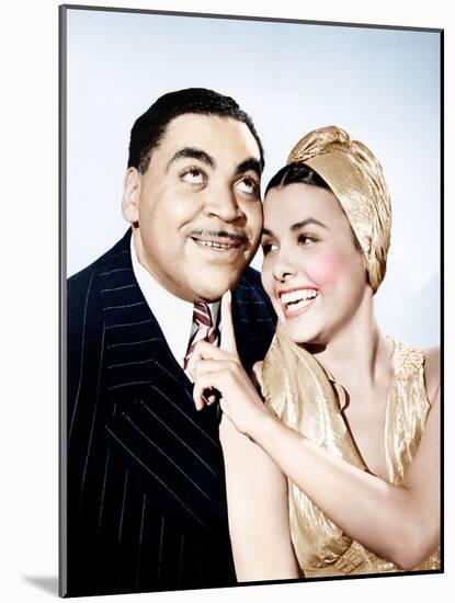 Stormy Weather, Fats Waller, Lena Horne, 1943-null-Mounted Photo