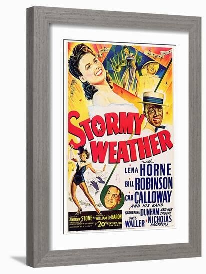 Stormy Weather, Swedish Movie Poster, 1943-null-Framed Premium Giclee Print