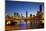 Story Bridge and Skyline Along the Brisbane River, Brisbane, Australia-Peter Adams-Mounted Photographic Print