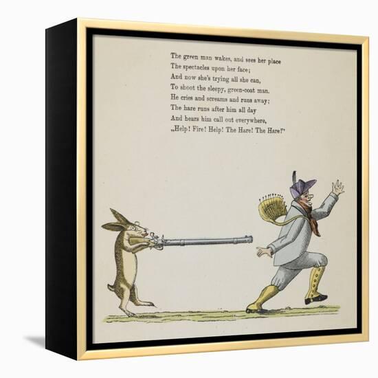 (Story Continued From Page 12). the Hare-Heinrich Hoffmann-Framed Premier Image Canvas