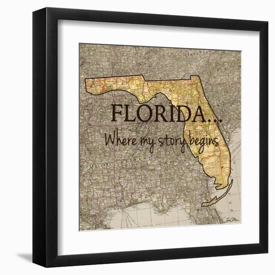 Story Florida-Tina Carlson-Framed Art Print