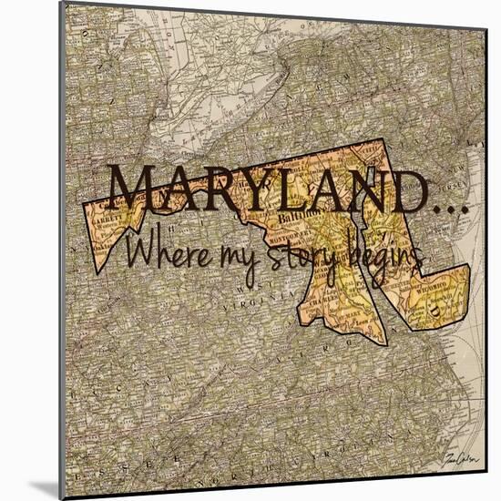 Story Maryland-Tina Carlson-Mounted Art Print