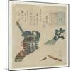 Story of a Warrior in Tsukushi Province, C. 1834-Toyota Hokkei-Mounted Giclee Print