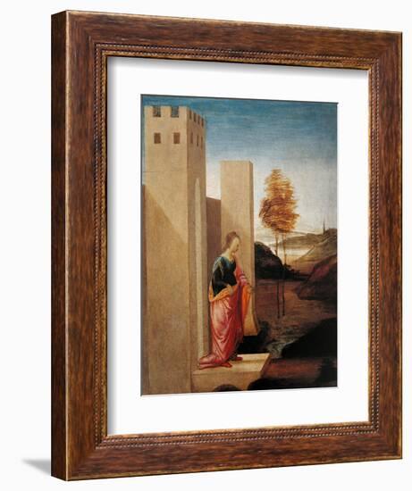 Story of Esther. Queen Vasthi Leaving the Ream-Filippino Lippi-Framed Art Print