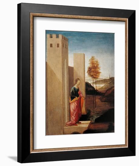 Story of Esther. Queen Vasthi Leaving the Ream-Filippino Lippi-Framed Art Print