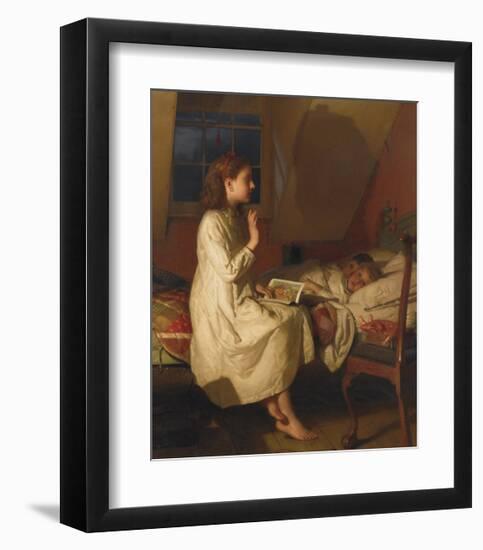 Story of Golden Locks, c.1870-Seymour Joseph Guy-Framed Premium Giclee Print