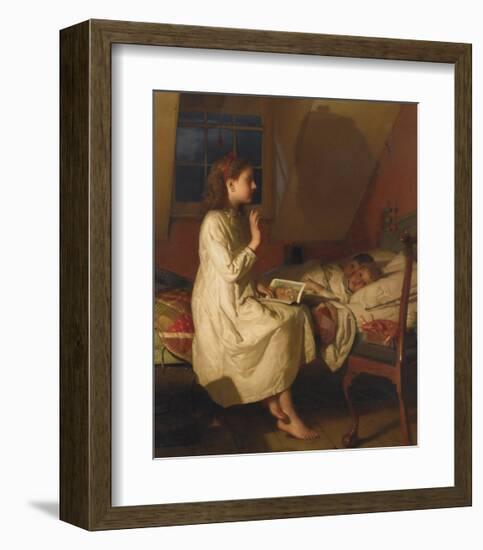 Story of Golden Locks, c.1870-Seymour Joseph Guy-Framed Premium Giclee Print