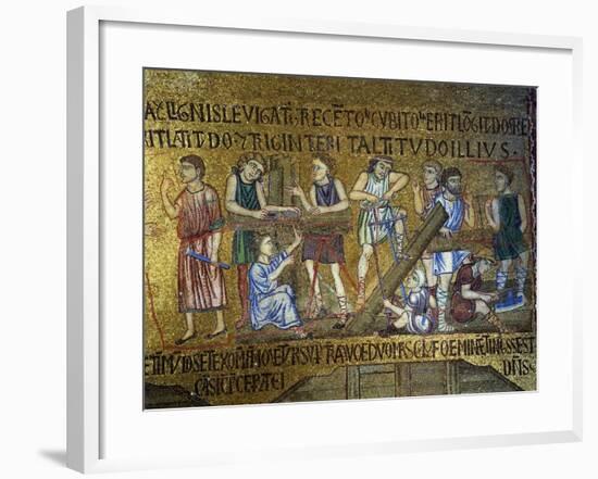 Story of Noah: the Building of the Ark, 11th Century-null-Framed Giclee Print