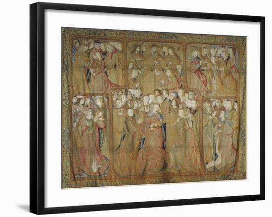 Story of the Life of the Virgin Mary Flemish Tapestry-null-Framed Giclee Print